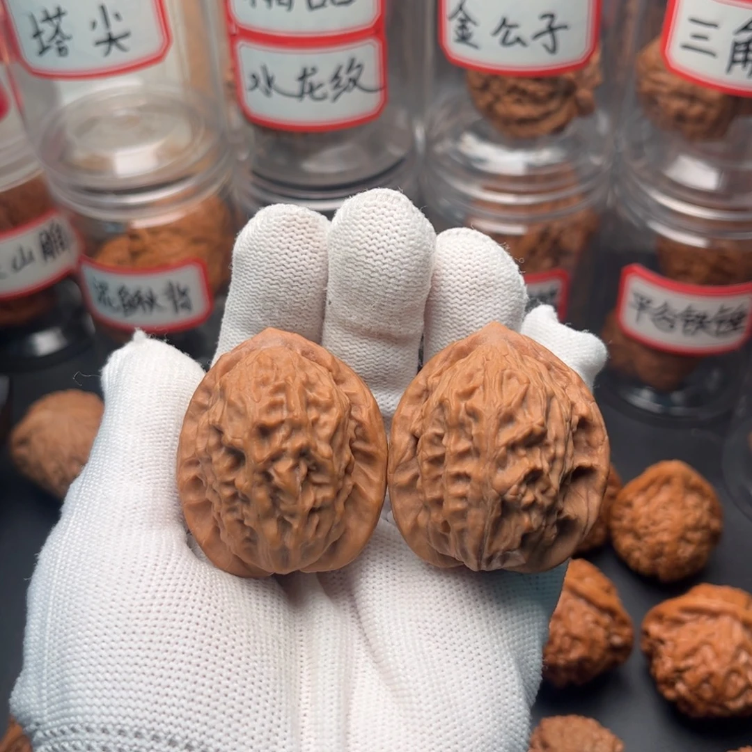 文玩核桃把件37大红袍