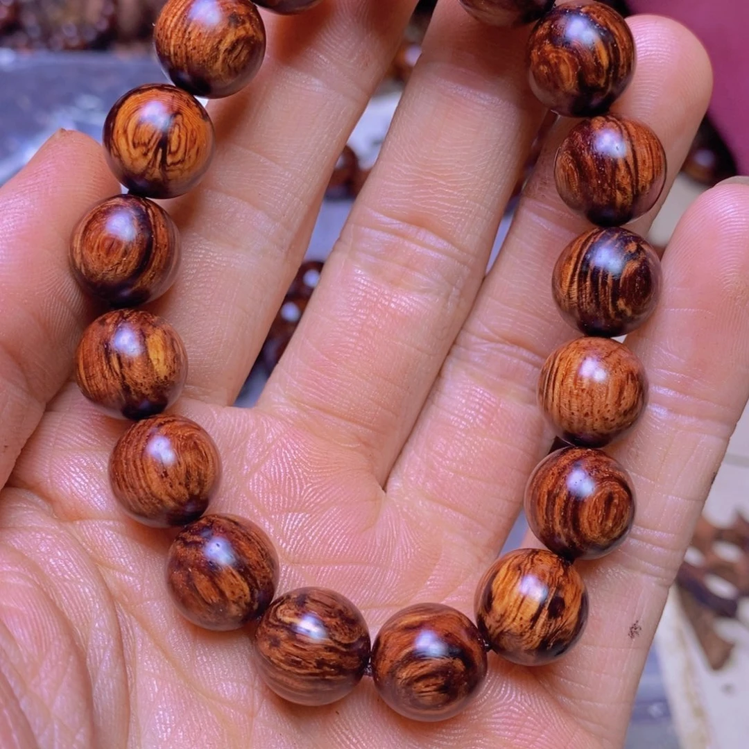 降真香手串/手链海南红降1.2留疤黄底