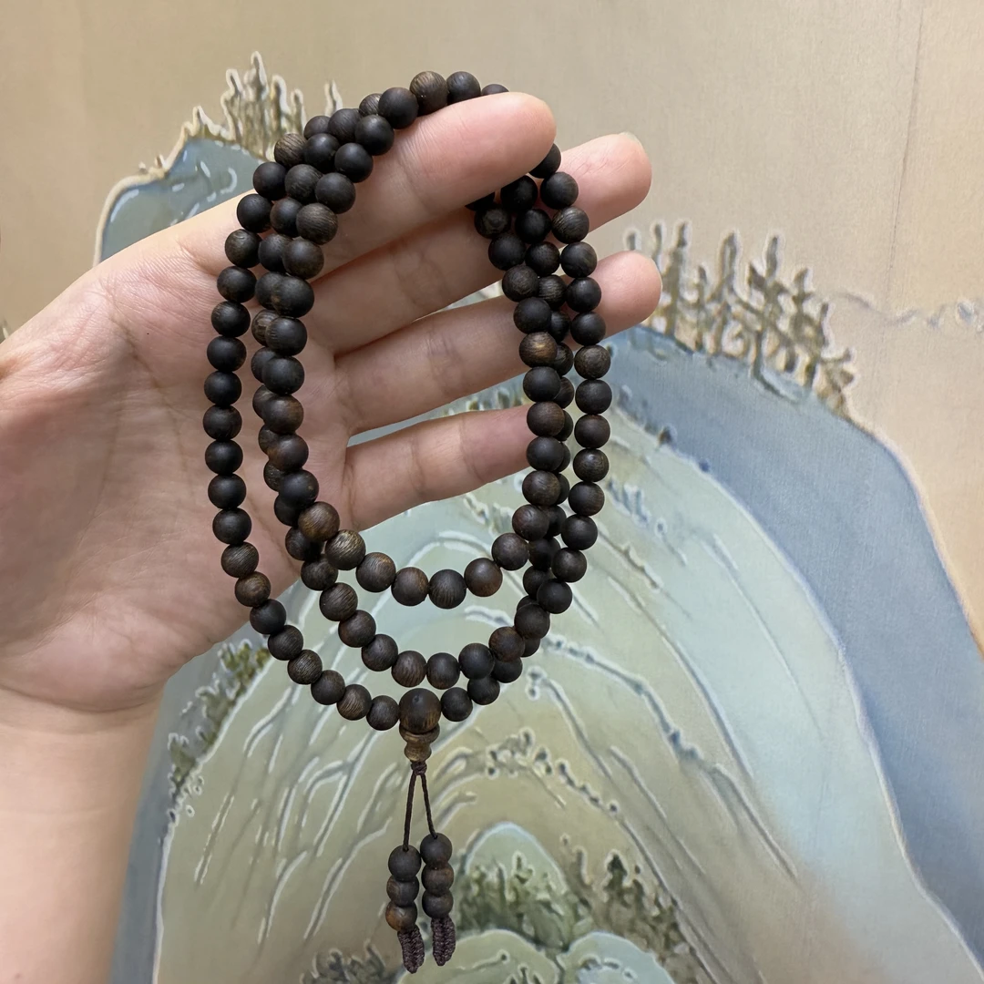 琳琳推荐】奇楠沉香圆珠沉水随形多圈 06多样性发一
