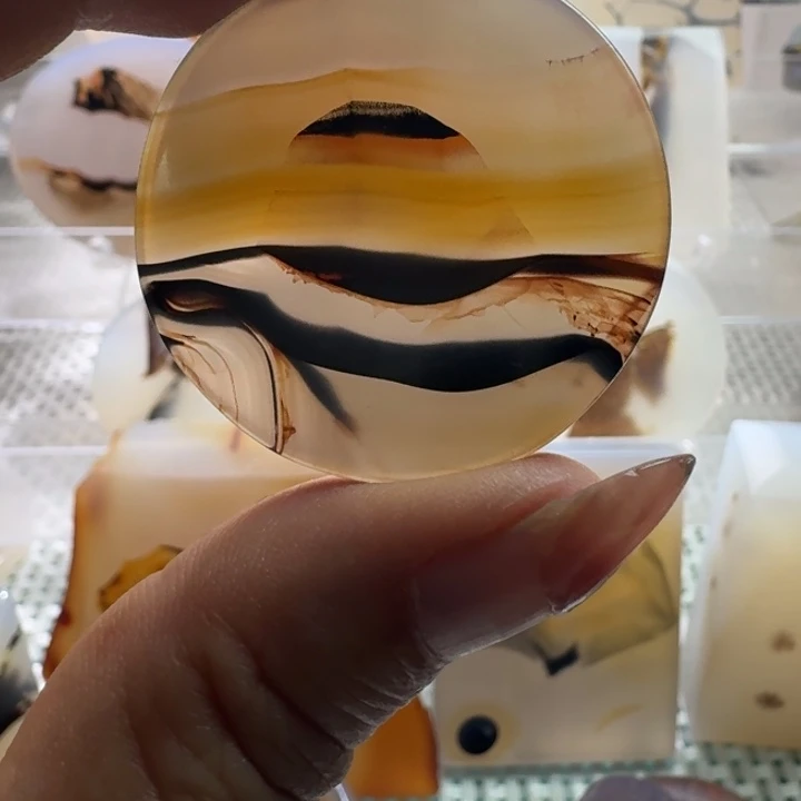 玛瑙/玉髓未镶嵌项链