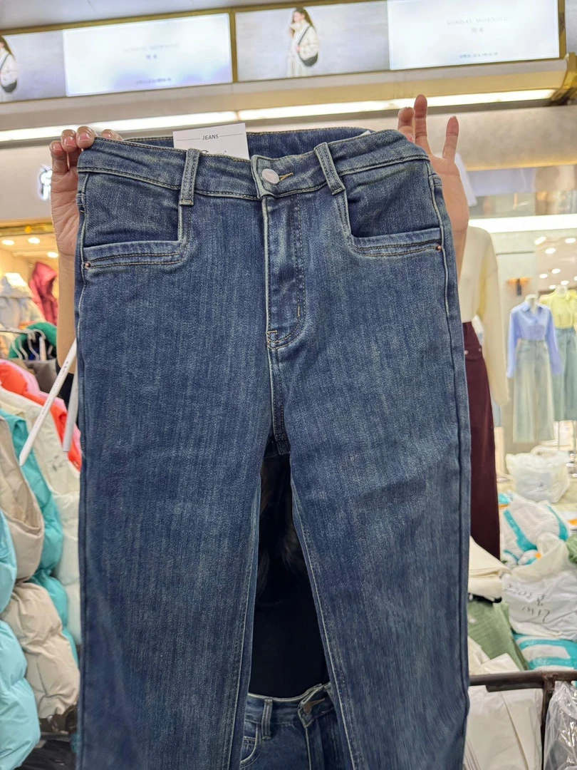 小敏推荐cherry烟管裤2191