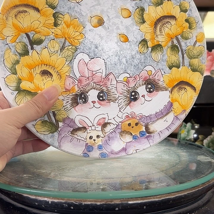 燕****满38包邮 景德镇手绘花盆