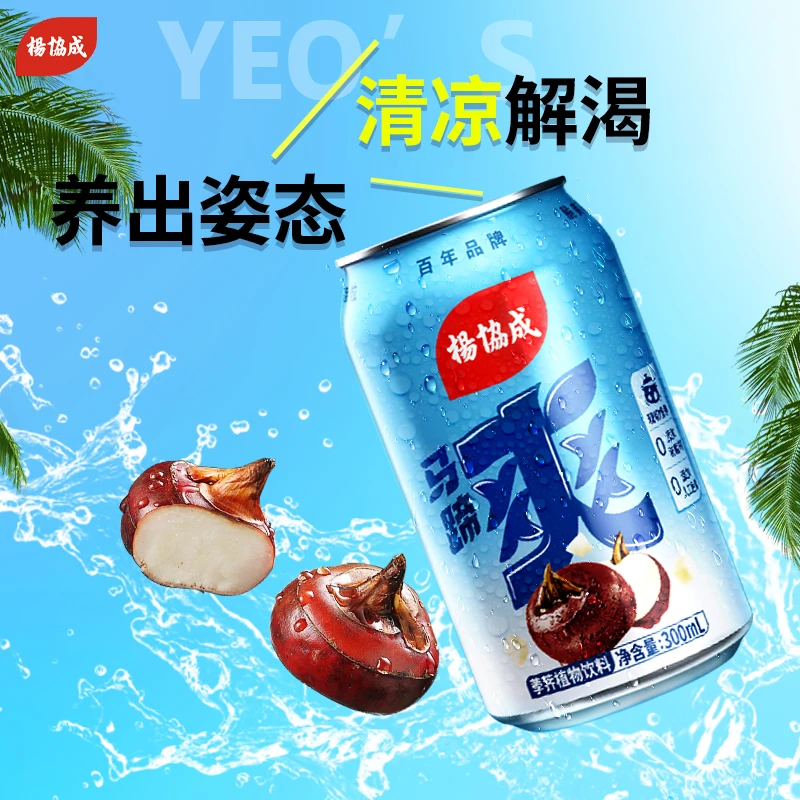 【囤货装】杨协成原味椰子水多口味马蹄爽休闲网红饮品整箱300ml*24