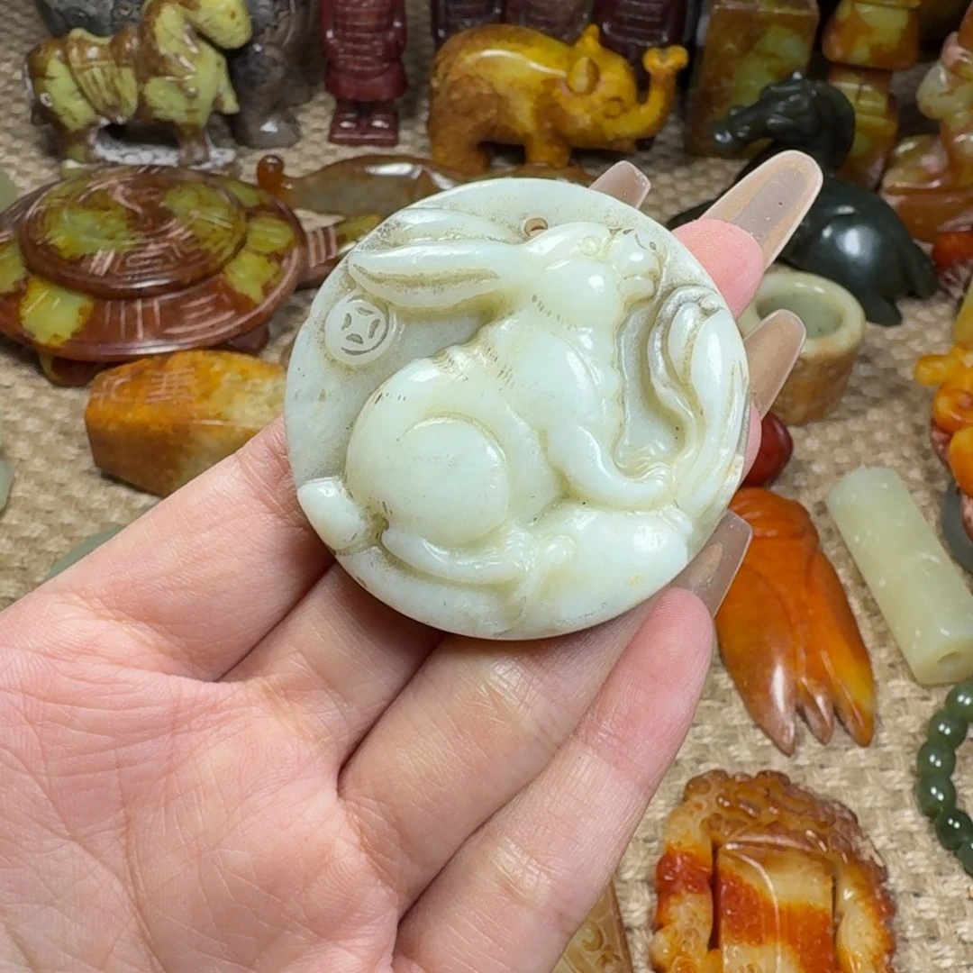 吊坠白玉菩提挂件