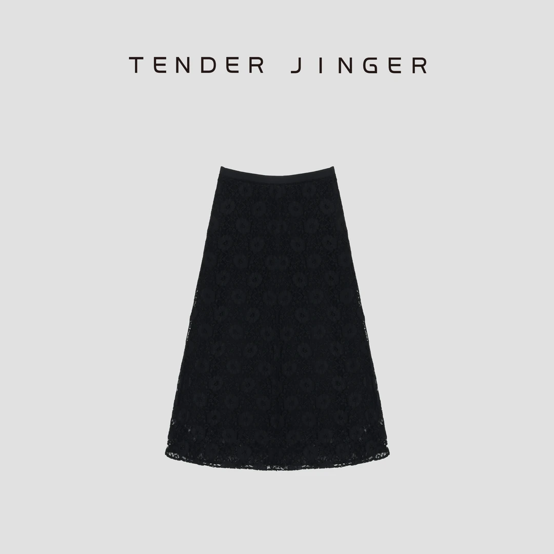 Tender Jinger优雅气质蕾丝半裙T53CBB41041