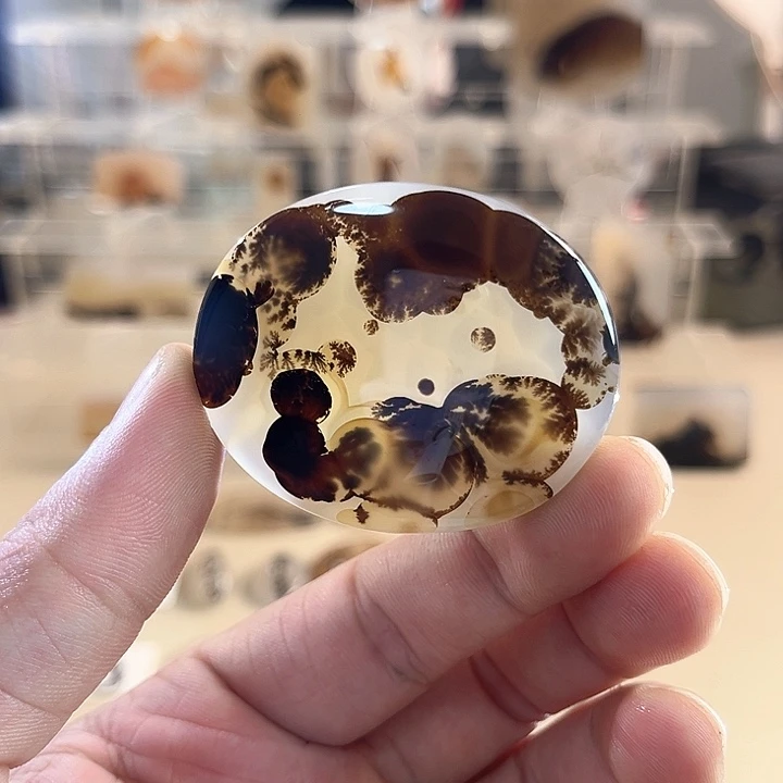 玛瑙/玉髓未镶嵌吊坠(不含链)