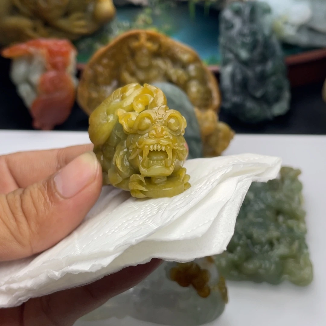 未镶嵌定制翡翠貔貅