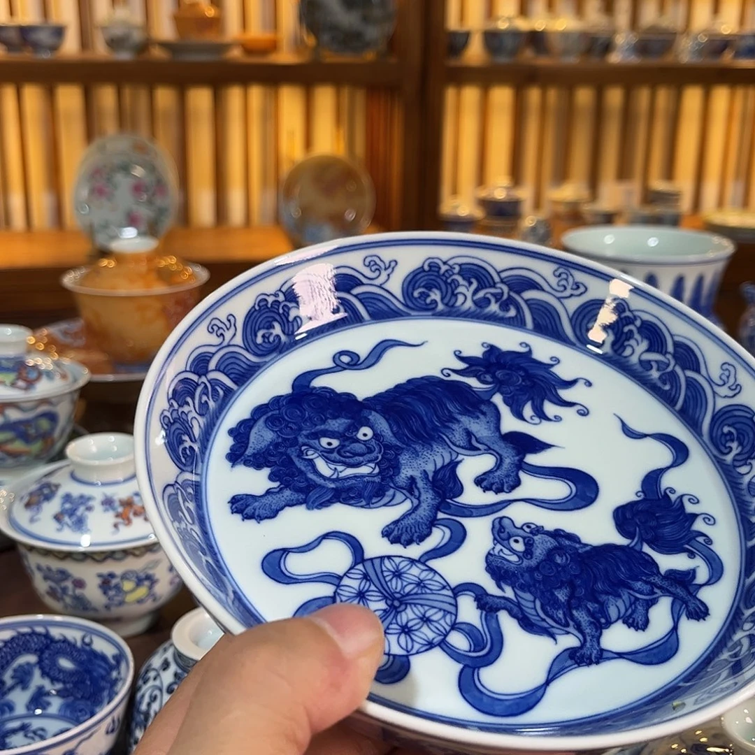 錡镇堂手工手绘壶承