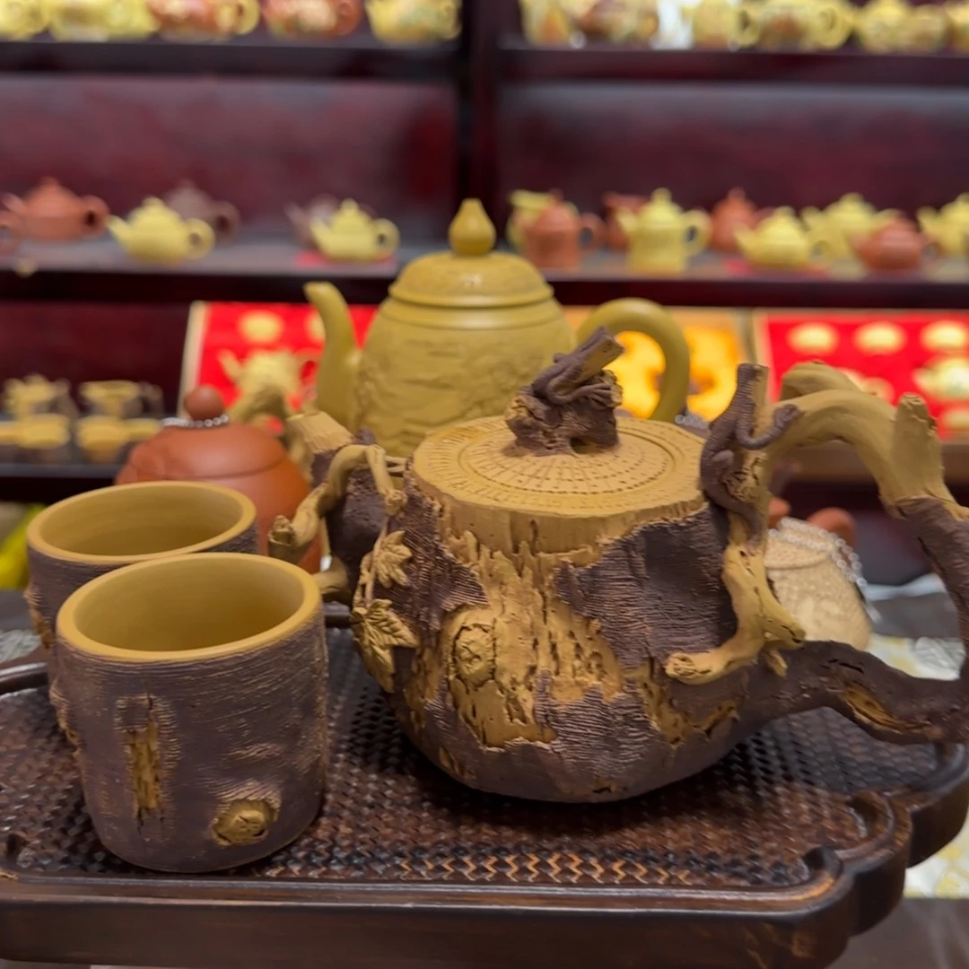 【闪购商品】紫砂茶壶枯木逢春