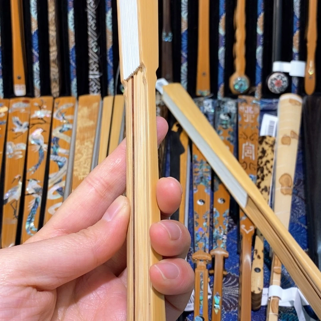 扇子8*7玉竹折扇折扇折扇