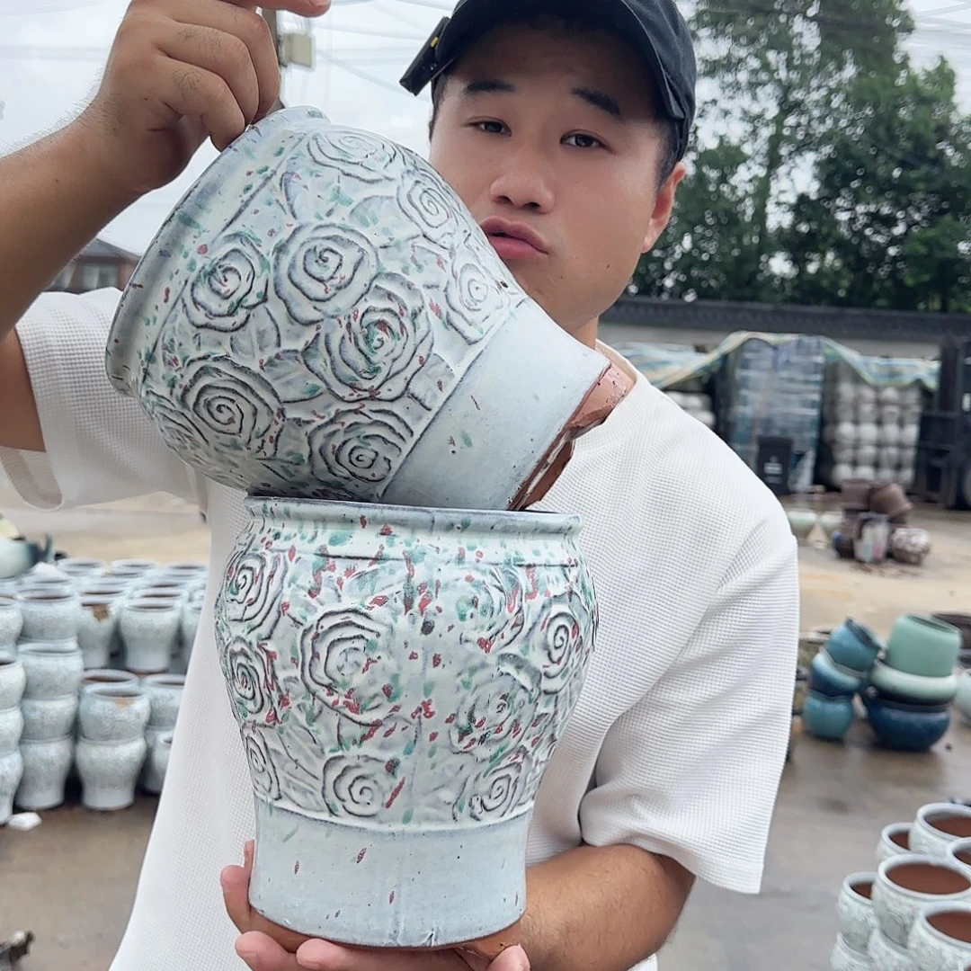 紫砂花盆王嫂花盆0924-508