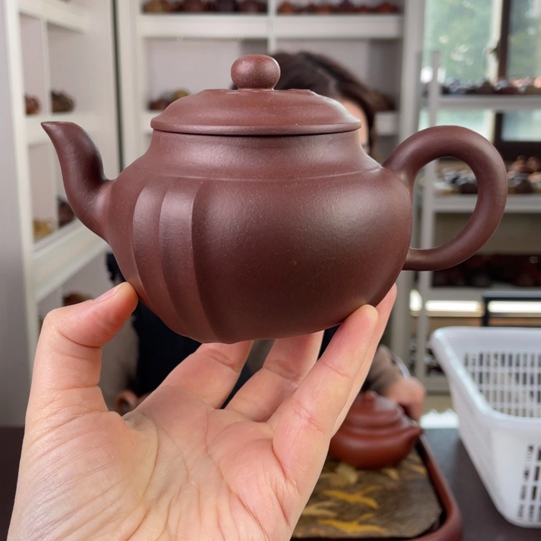紫砂茶壶紫泥大壶300cc