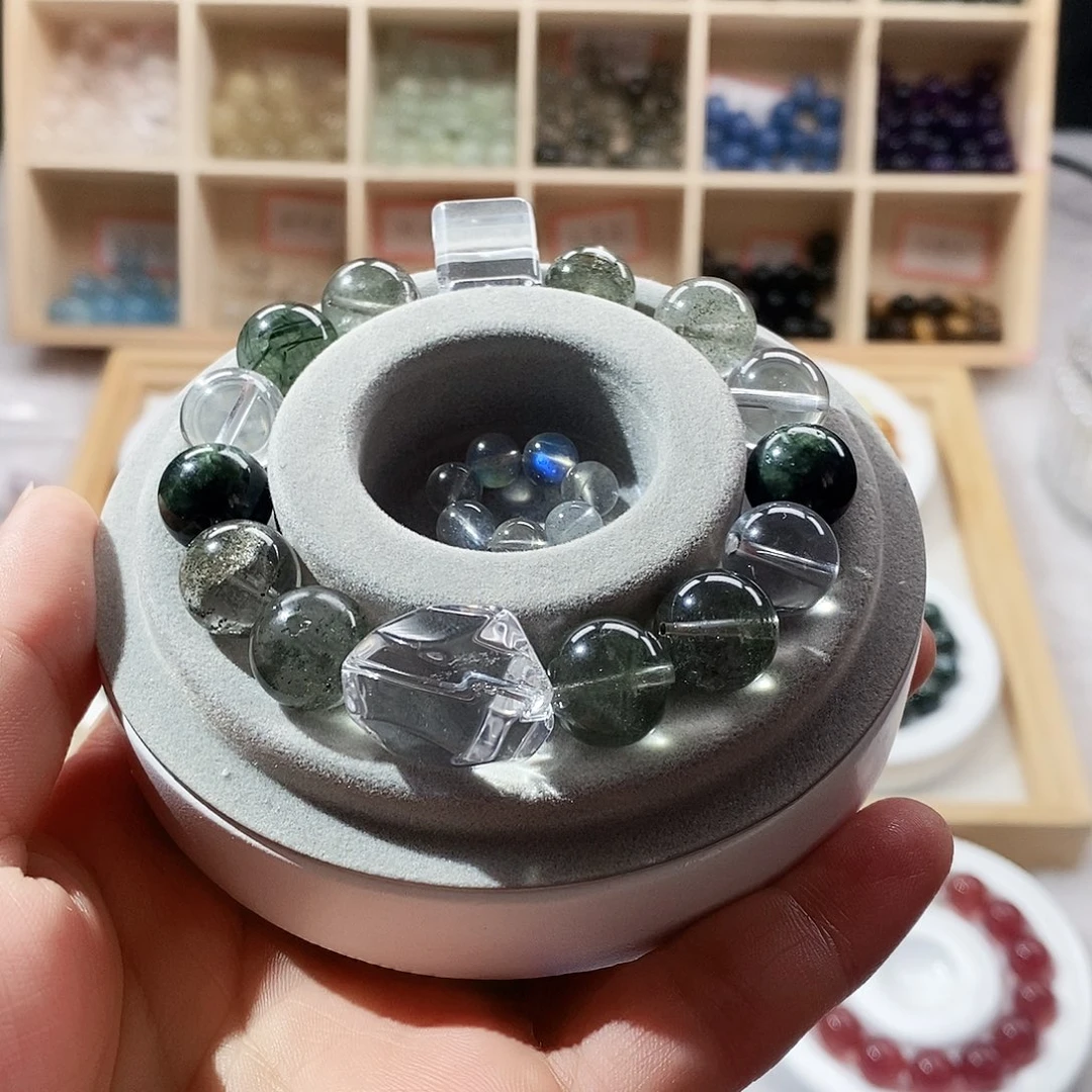 水晶手串未镶嵌天然水晶