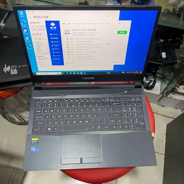 9新 Hasee/神舟 z8i5-10200H 16G 1024G 3060-6G 15寸屏幕165刷新
