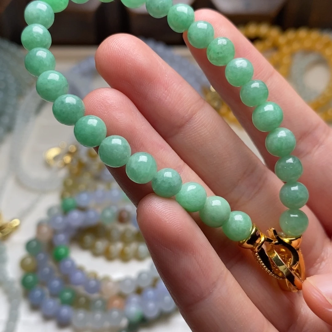 定制翡翠未镶嵌缅甸天然翡翠A货