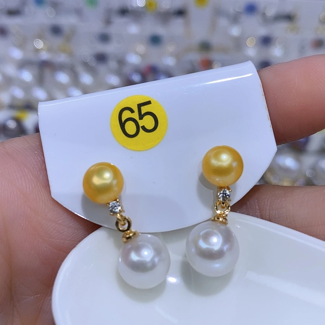 未镶嵌耳饰淡水珍珠