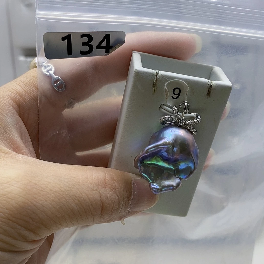 颈饰合金淡水珍珠