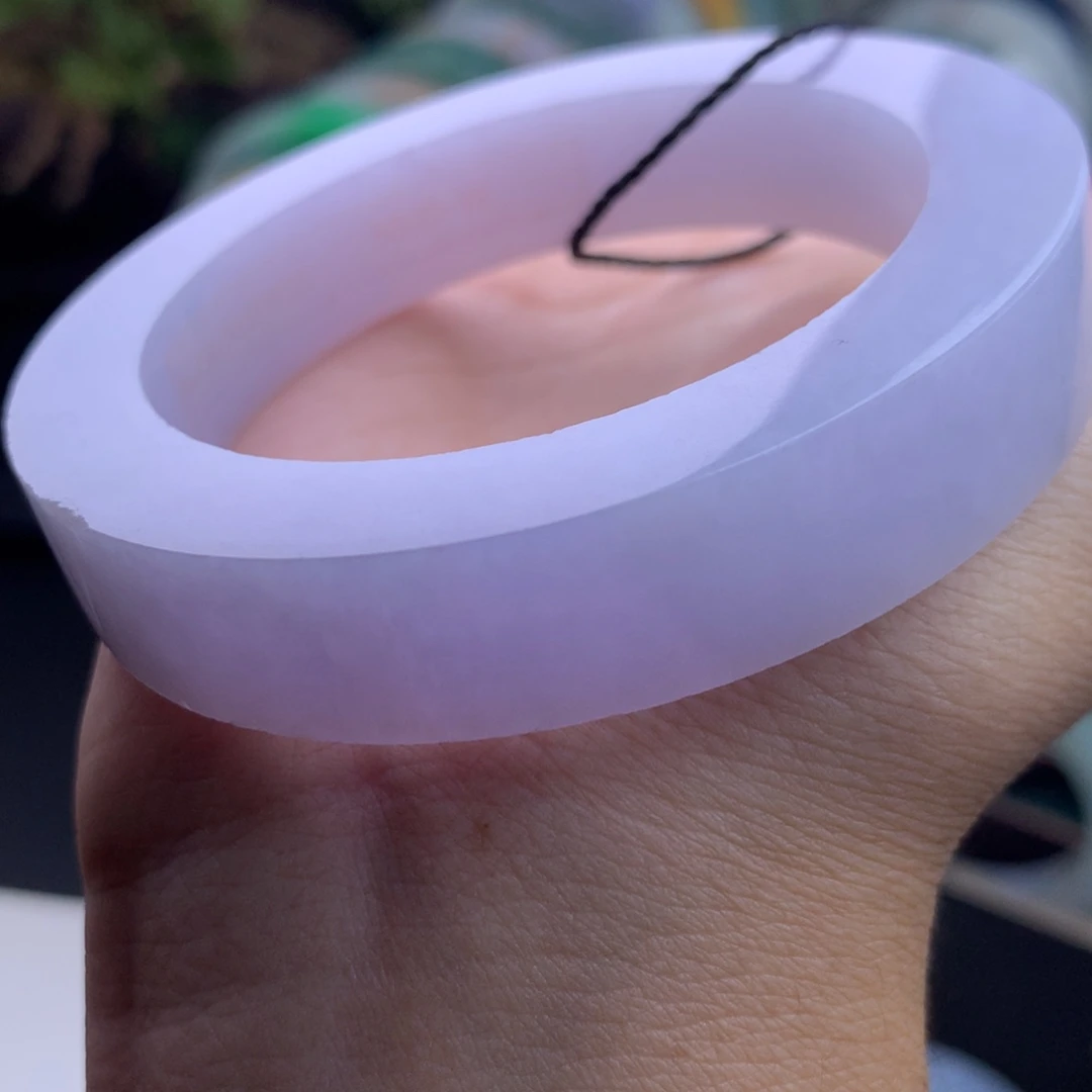 定制翡翠未镶嵌手镯不退不换正圈