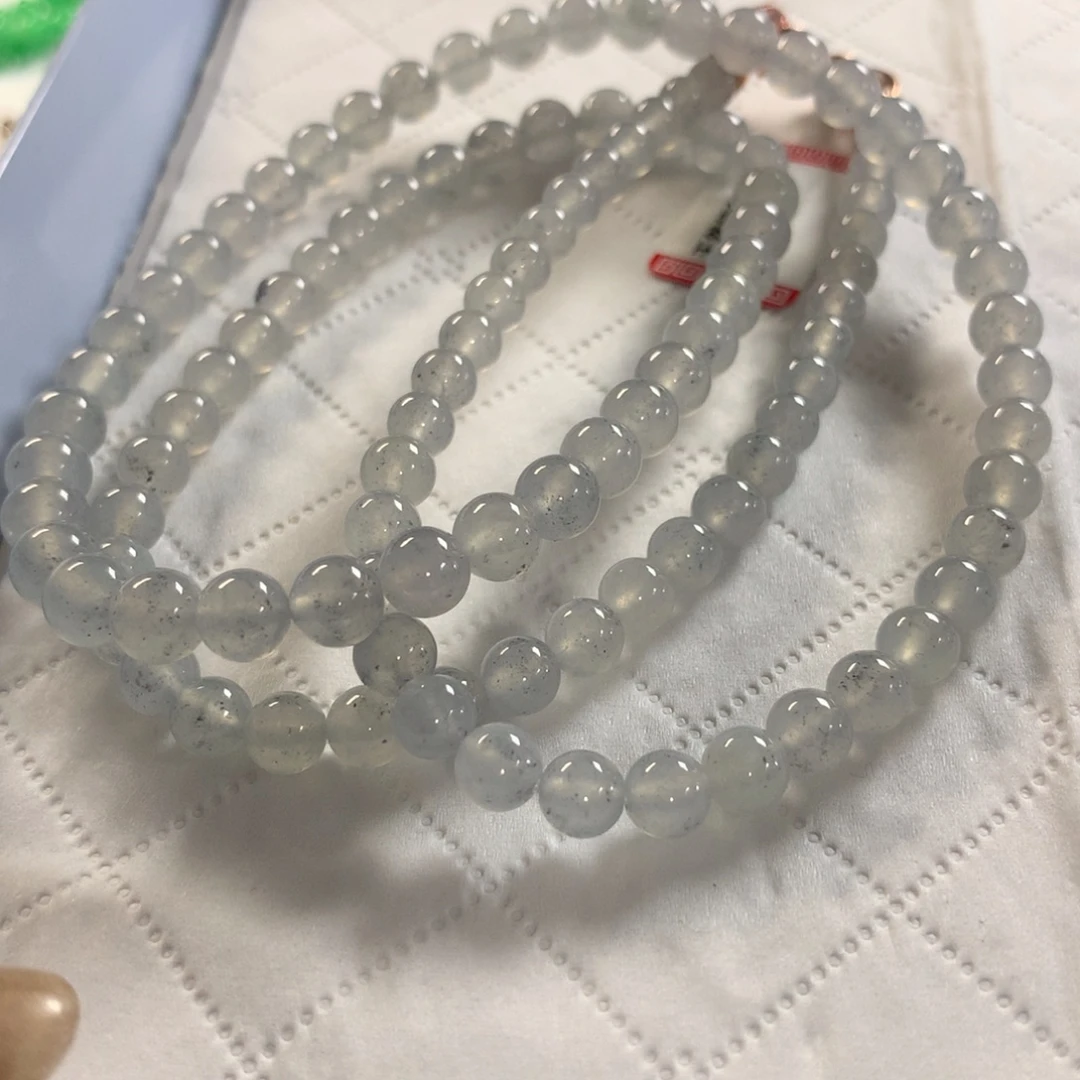 翡翠未镶嵌颈饰项链
