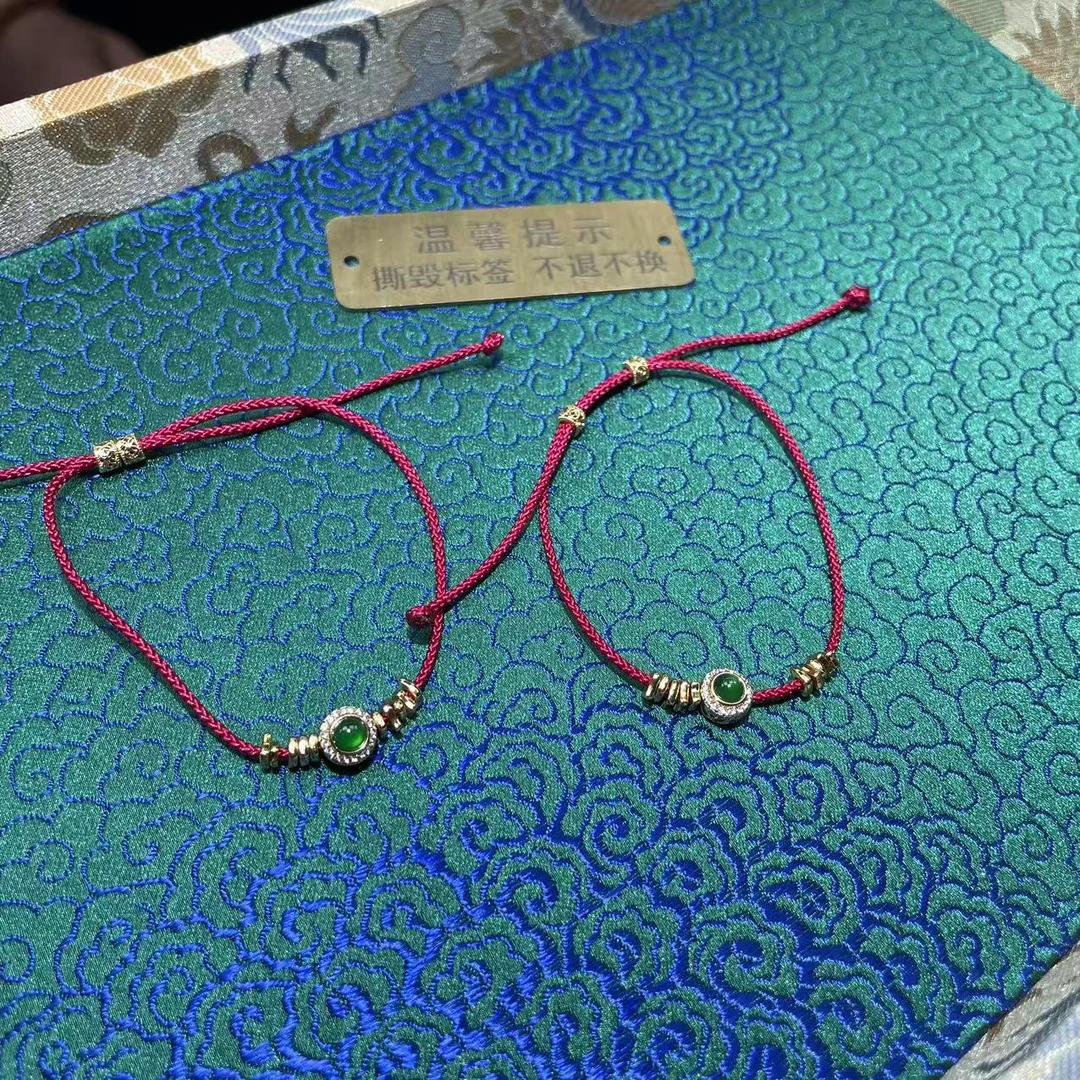 【胖】翡翠手链多样性发其一@k
