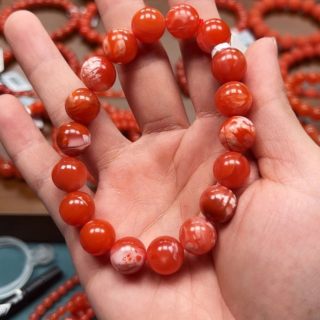 南红玛瑙未镶嵌手串