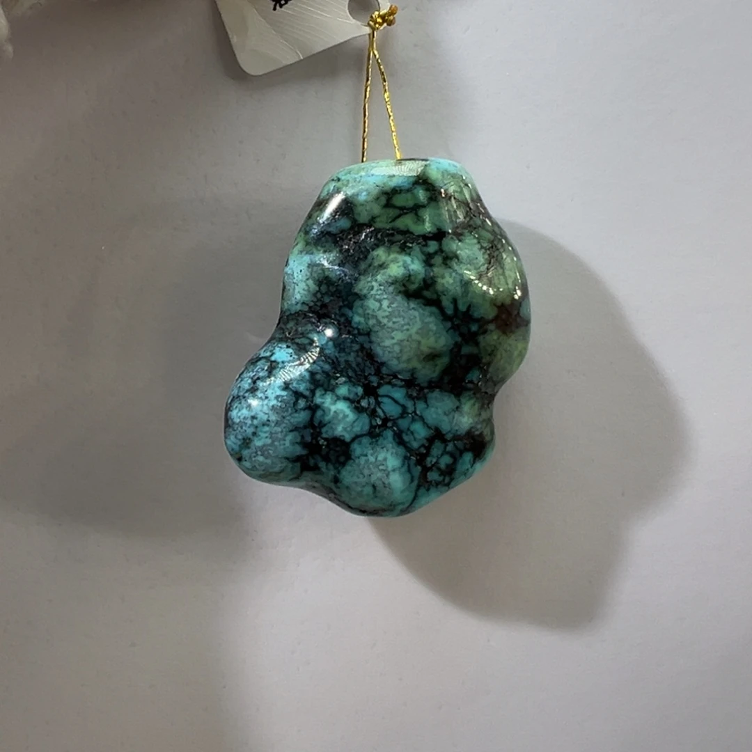 绿松石未镶嵌挂件