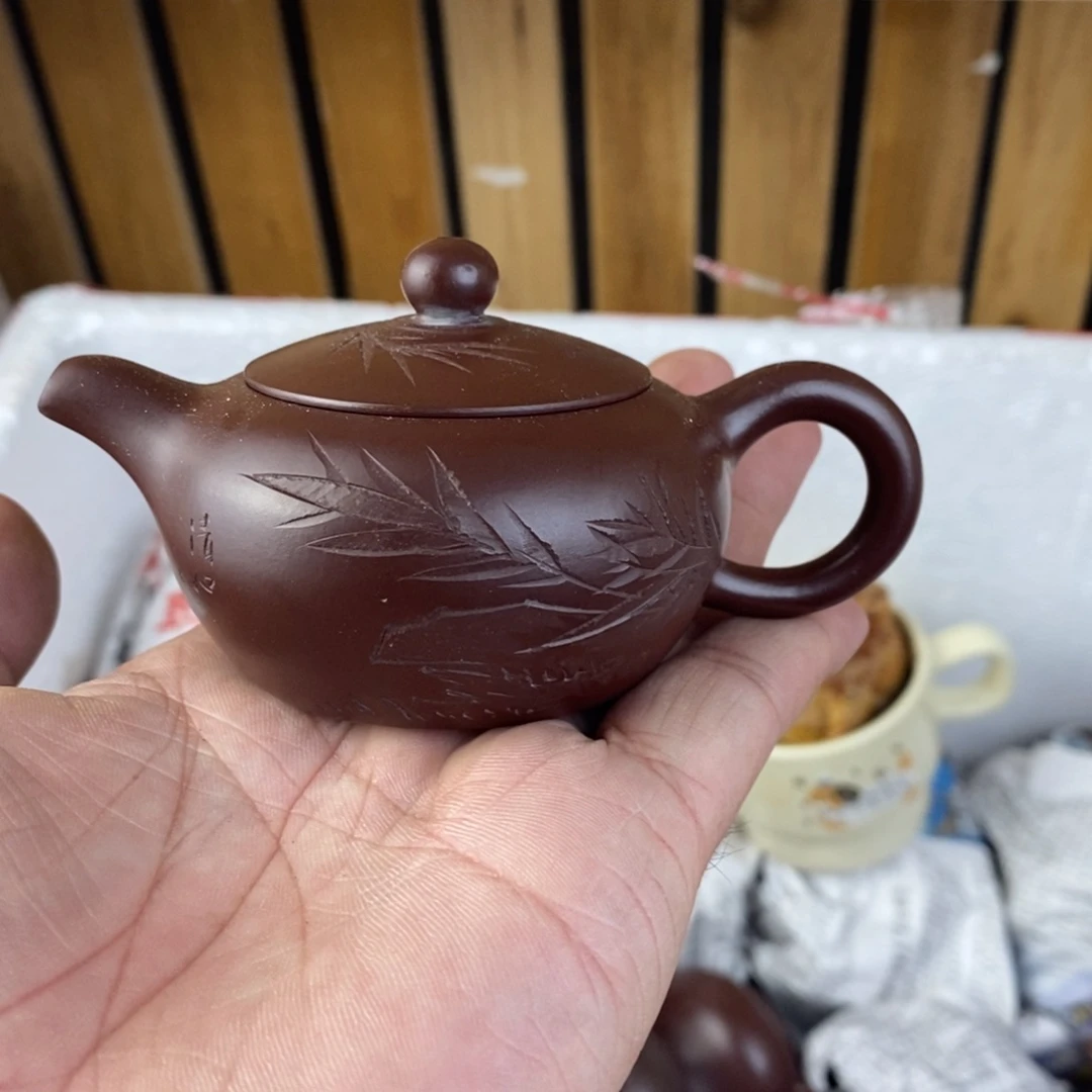 茶壶紫砂宜兴紫砂壶120cc