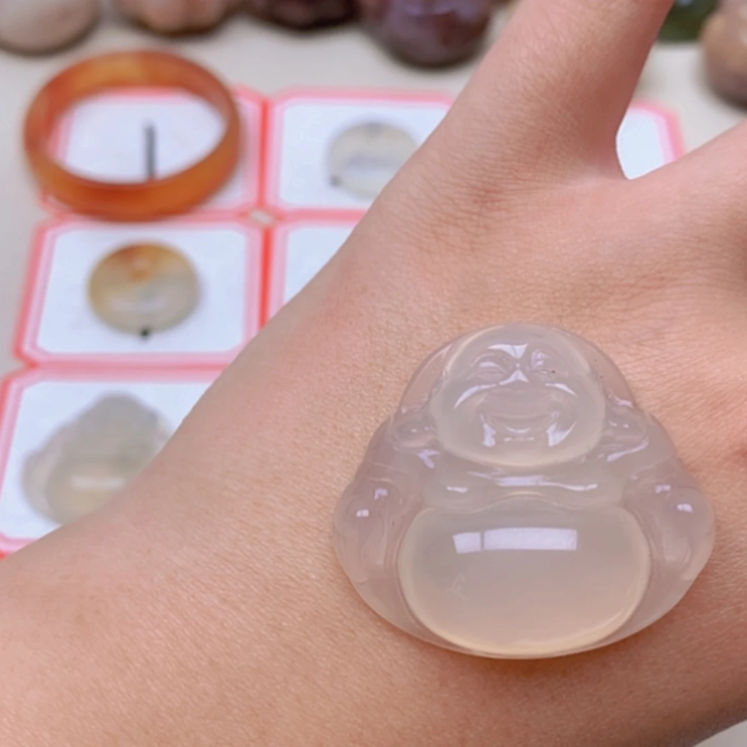 【闪购商品】未镶嵌玛瑙/玉髓珠宝半成品小*