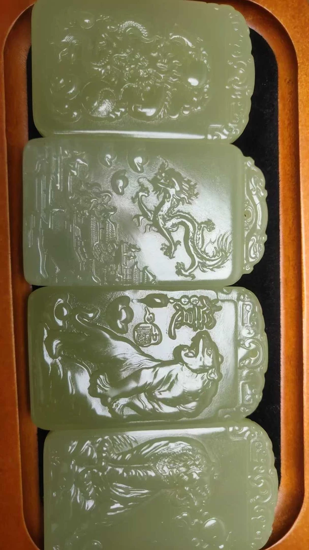 时尚无事牌十二生肖吊坠(孤品讲解非全部上架多样性发货)玉牌