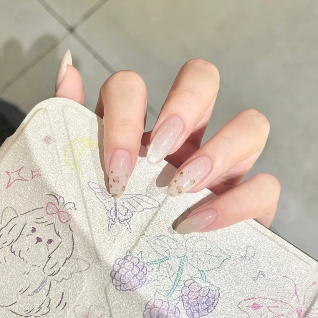 （预）乳乳豹纹纯手工日常爆穿戴美甲新款B52