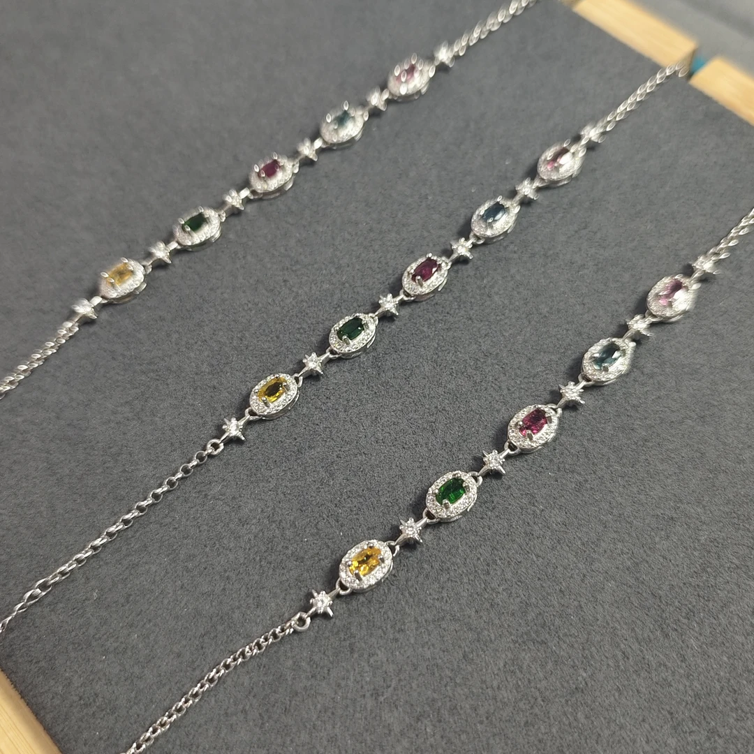 【书记甄选】天然碧玺单圈手链 多样性发一件 3268QQ