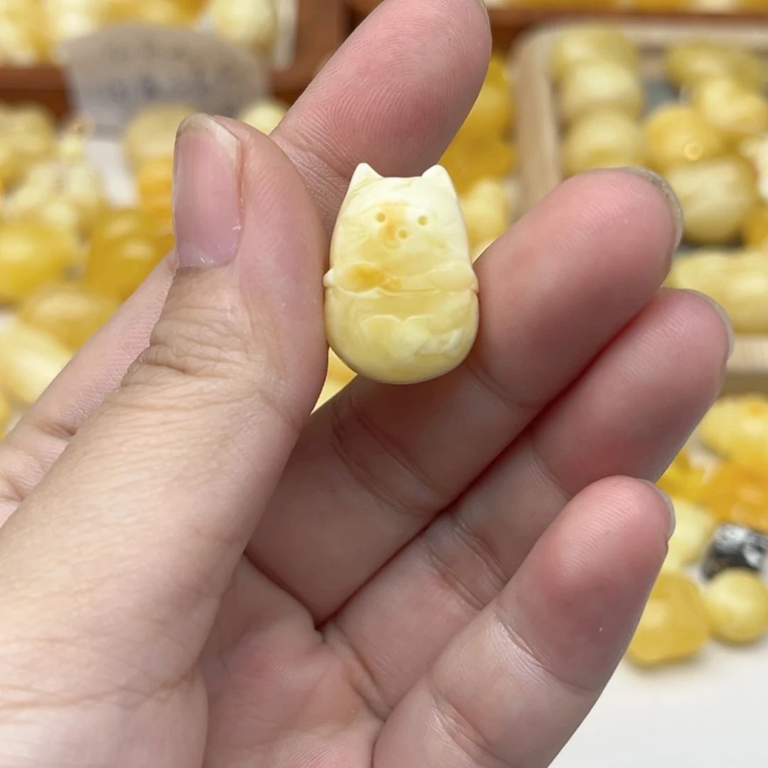 裸石蜜蜡未镶嵌天然