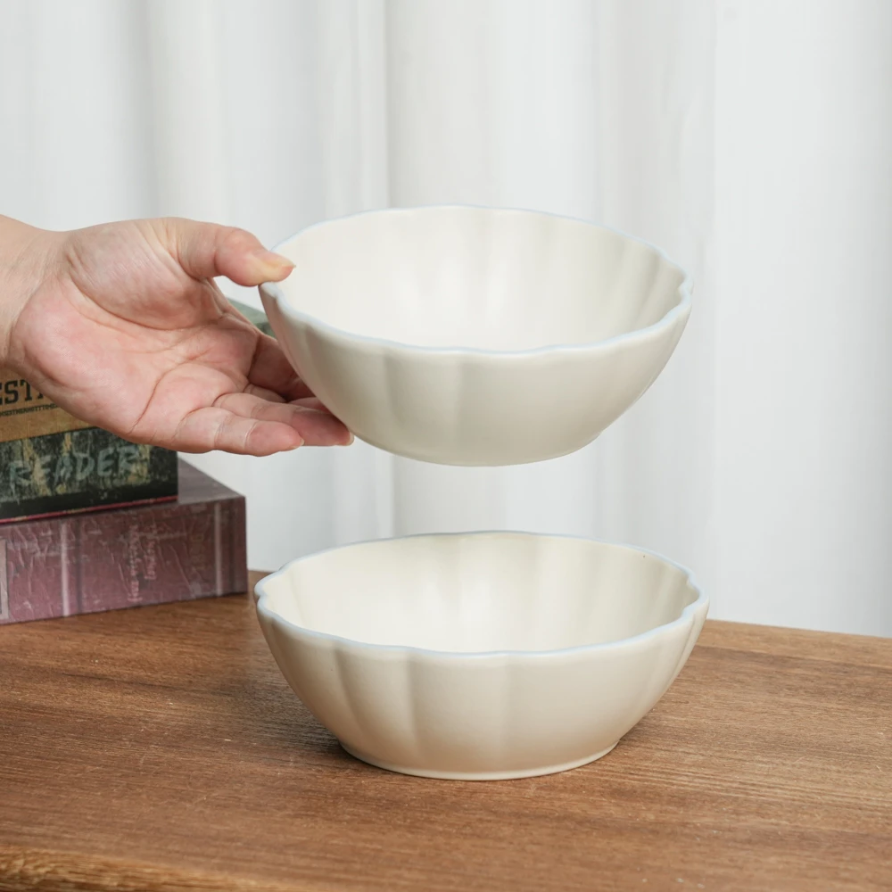 【瑕疵】陶瓷碗窑变沙拉碗高颜值汤面碗家用FKQ/T对面墙