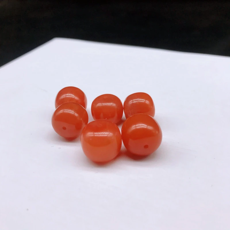 【鼎利源】南红保山精美老型单珠12mm【多样式发其一】不含证书