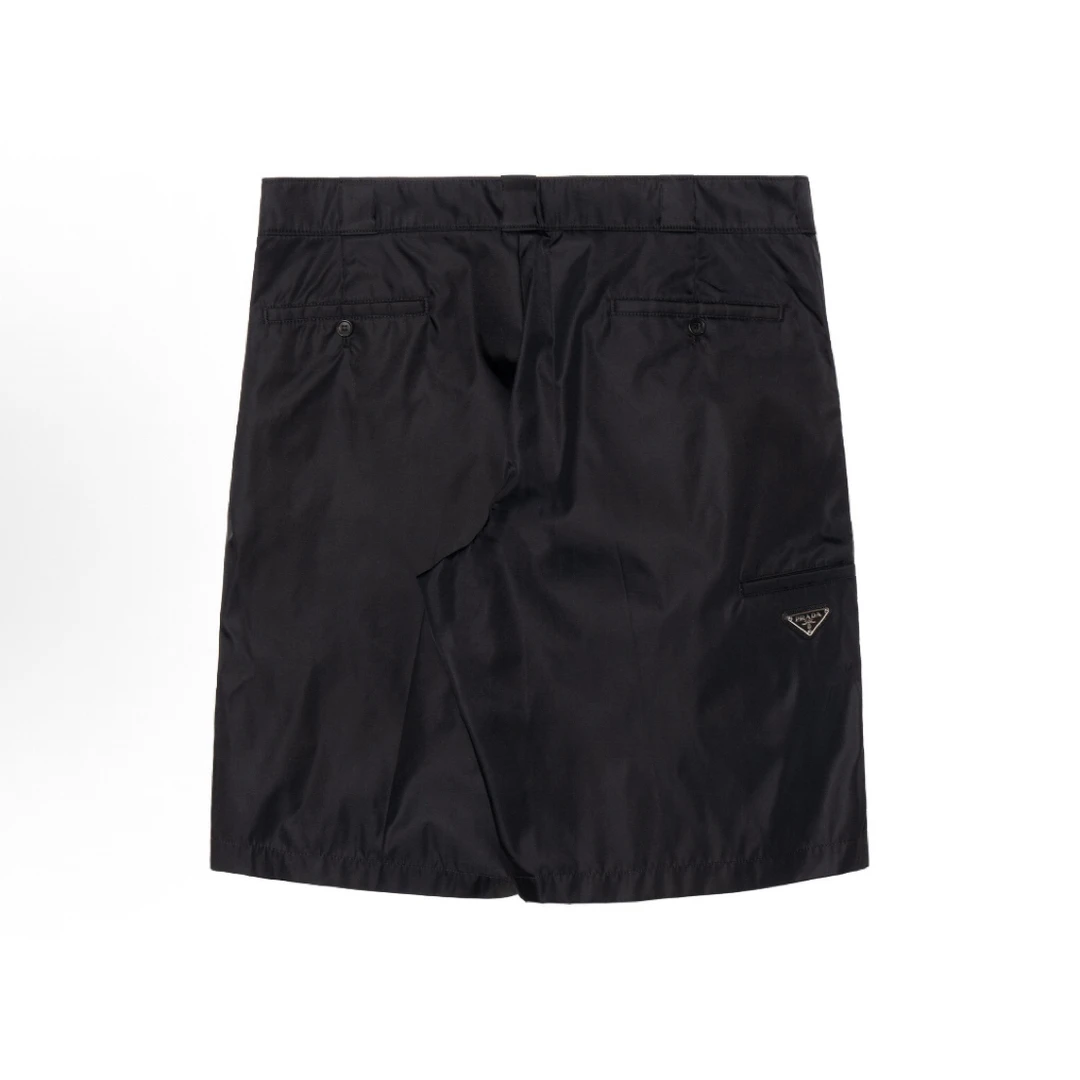 95新 Prada/普拉达 再生尼龙三角钢标短裤/48码/工价9050/编10218