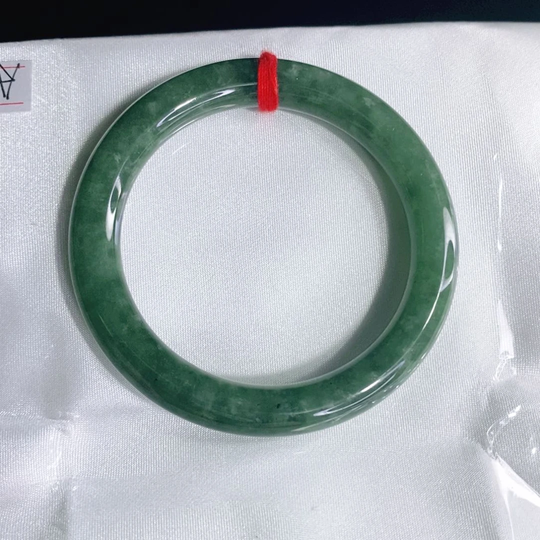 翡翠手镯未镶嵌54 天然缅甸a货翡翠