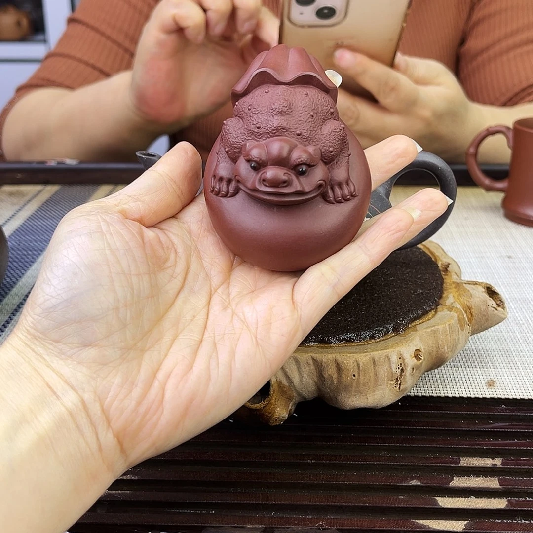 紫砂茶壶宜兴紫砂紫泥