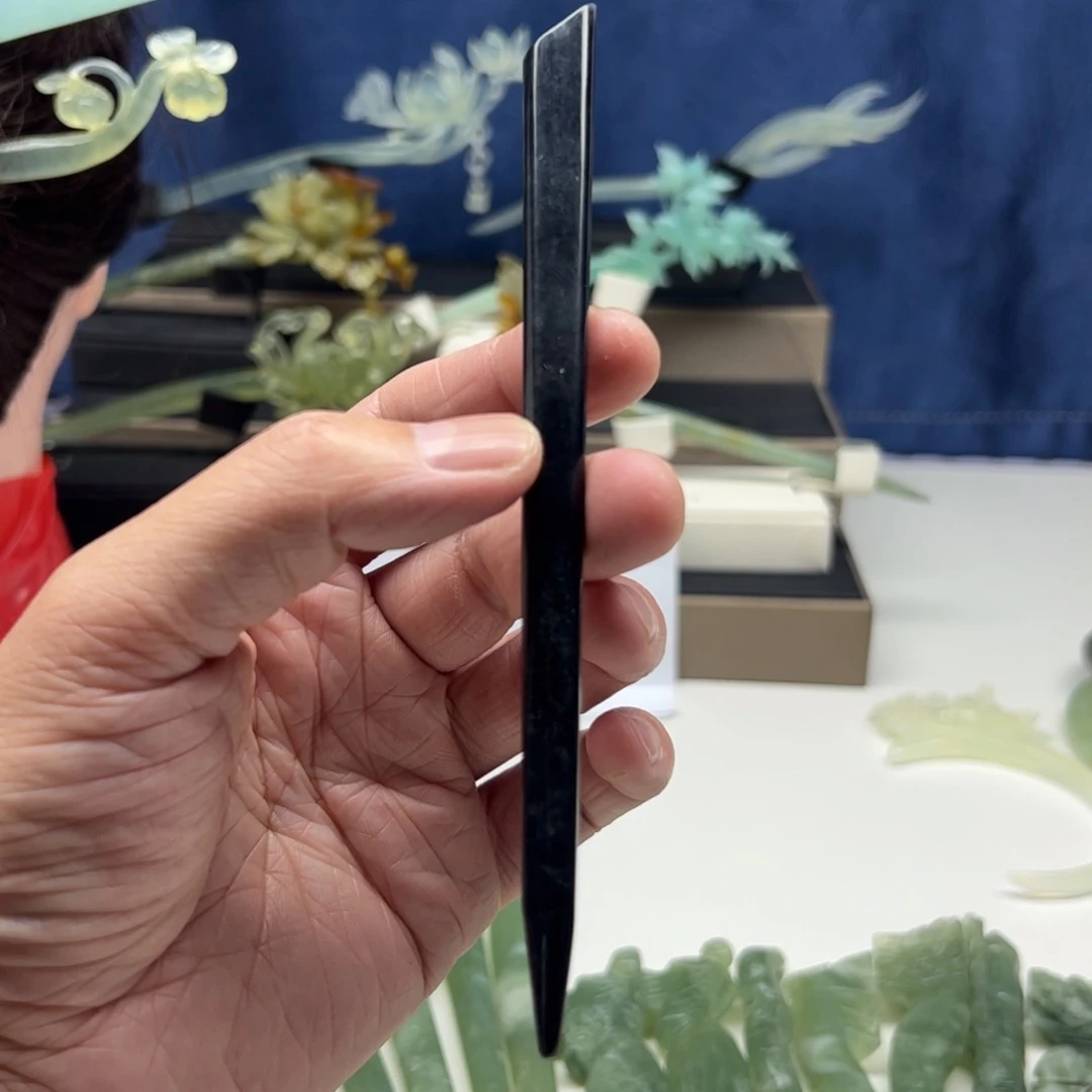 蛇纹石玉未镶嵌福利发簪十**吧