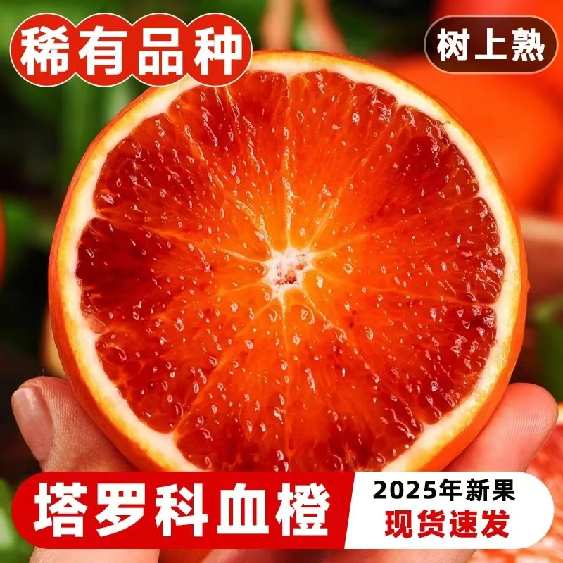 【达人专属】四川农家果冻血橙带箱3斤装薄皮橙手剥橙应季鲜水果DL