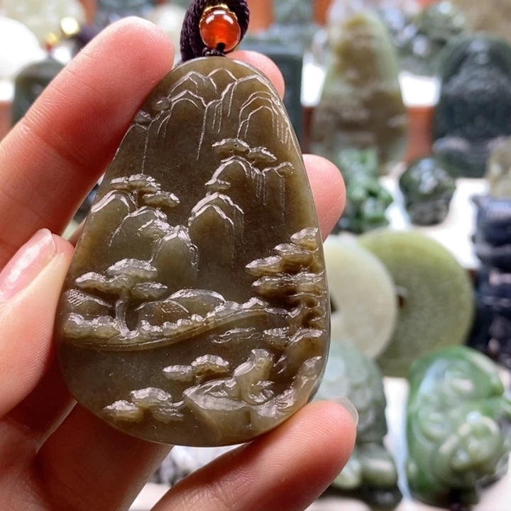 和田玉颈饰未镶嵌