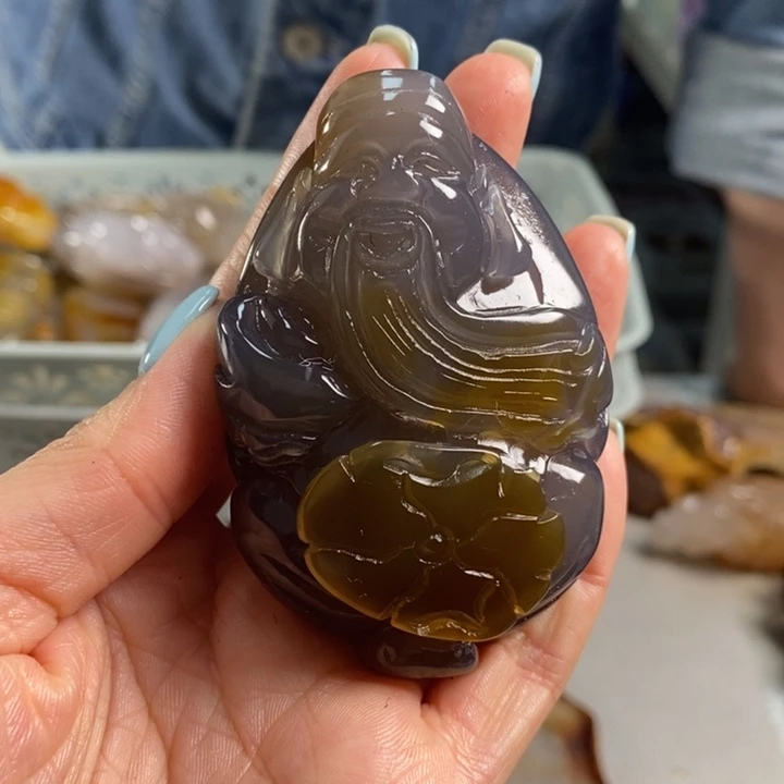 玛瑙/玉髓吊坠(不含链)未镶嵌