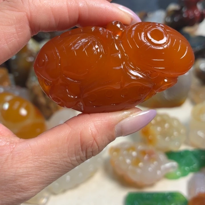 玛瑙/玉髓未镶嵌吊坠(不含链)