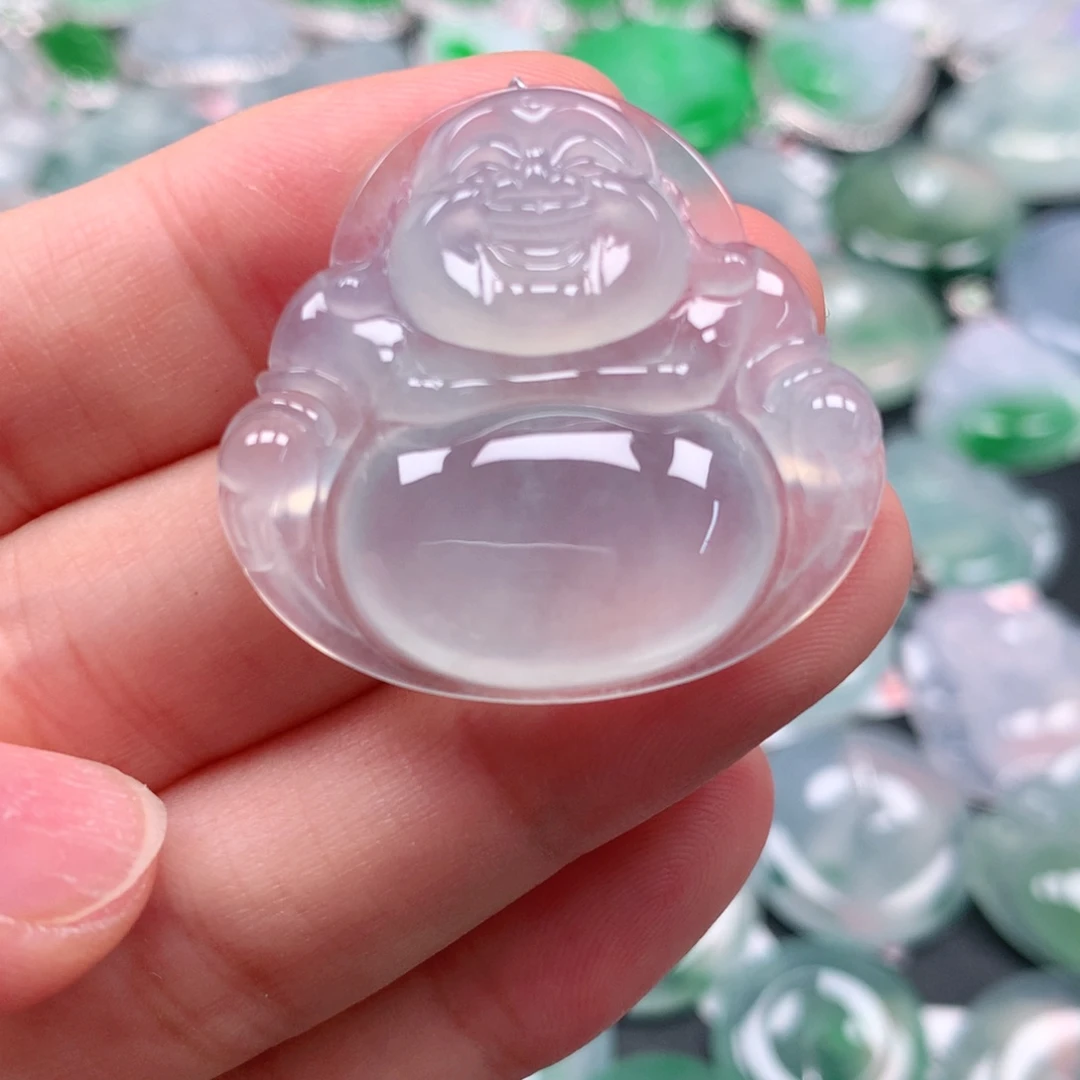 颈饰未镶嵌翡翠天然翡翠