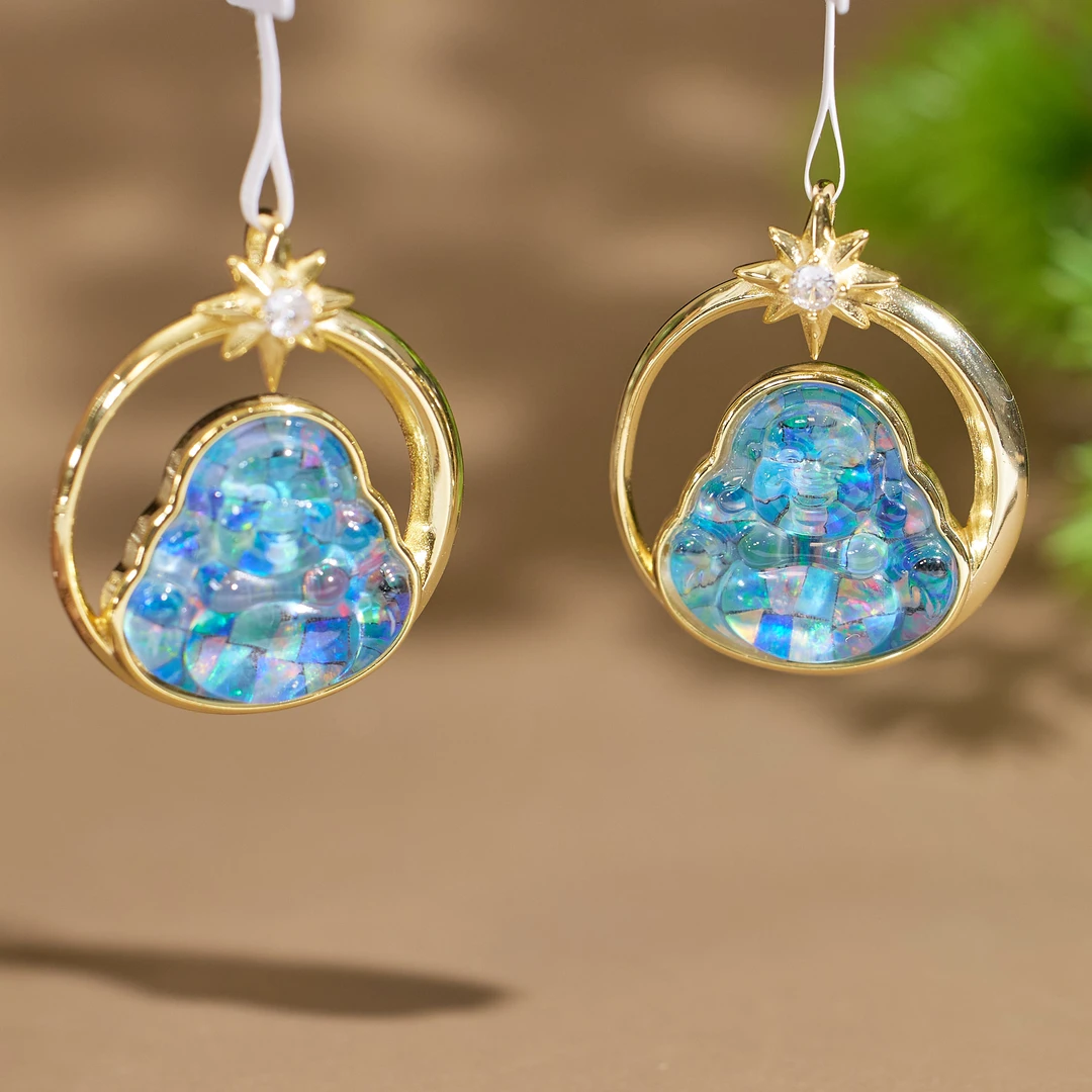 925银银制品 【歪歪】S925银佛公吊坠（多样性发一）XB-H4910