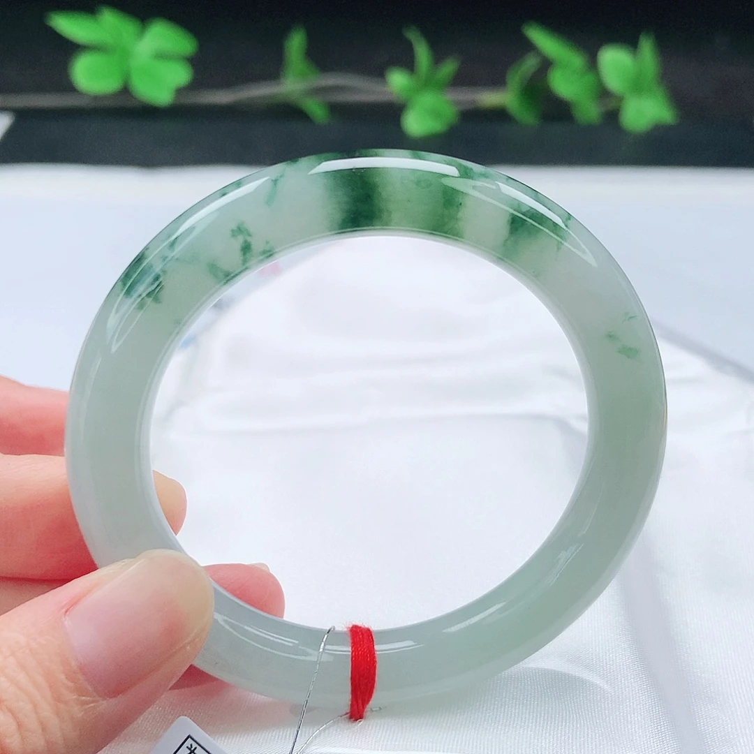 未镶嵌手镯（圆镯）翡翠51➕圆