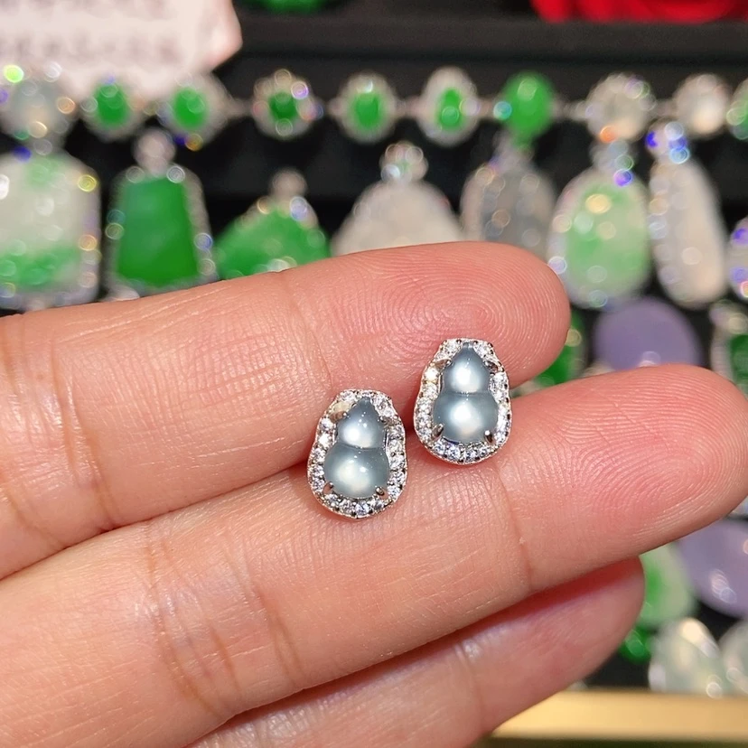 【闪购商品】未镶嵌翡翠耳饰天然翡翠