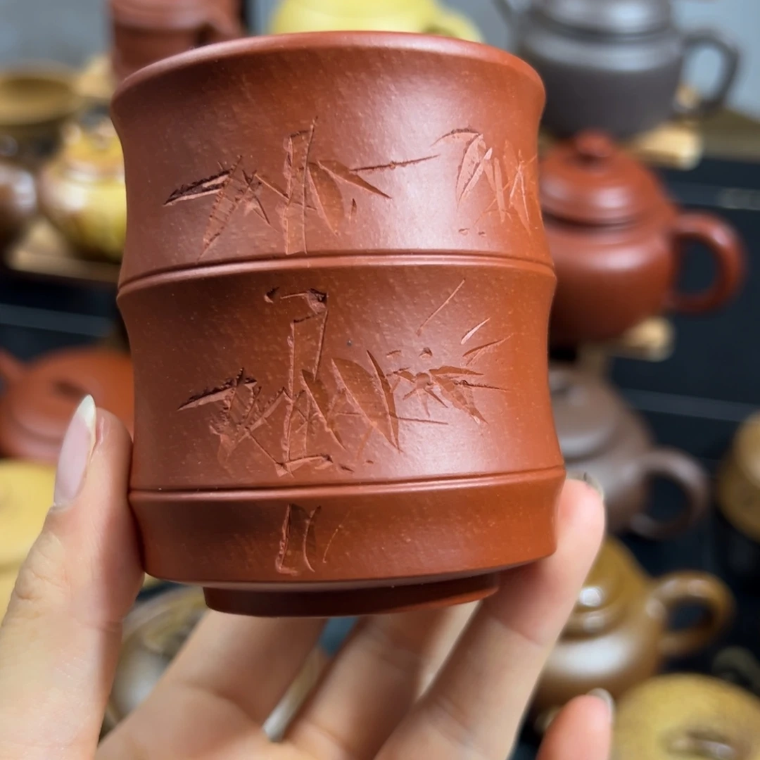 茶杯紫砂微瑕不退不换