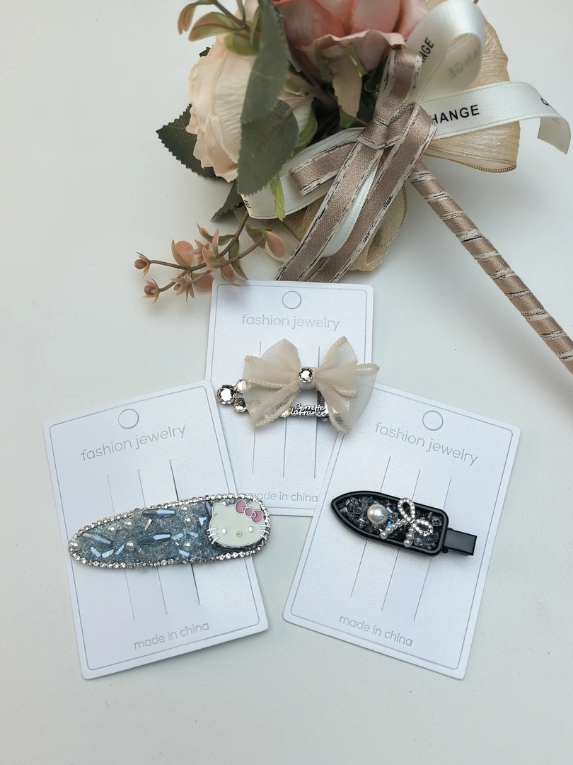 韩式精品 成人发夹小众设计款，鸭嘴夹，侧边夹, 拜拜夹、刘海夹