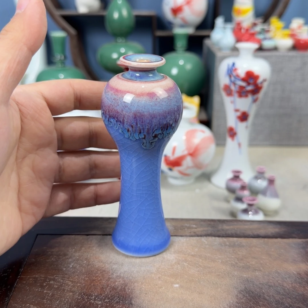 陶瓷手工小花器摆件