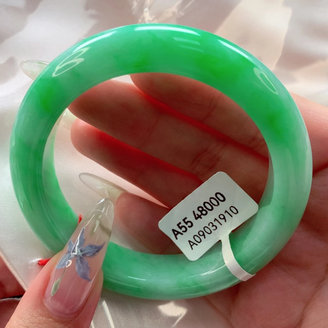 翡翠手镯未镶嵌22（37号）